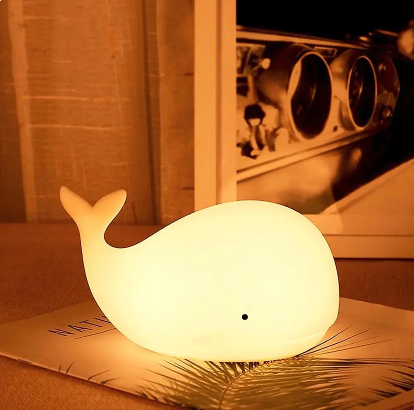 Cartoon Whale Night Light